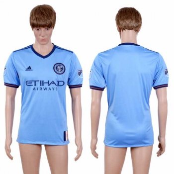 New York City Blank Home Men's Soccer Club Jersey