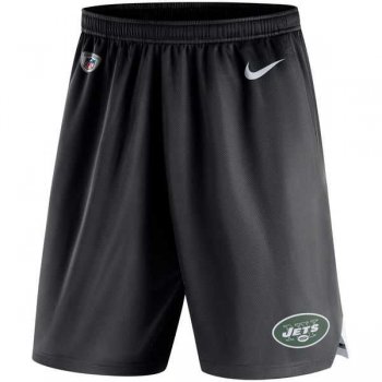 New York Jets Nike Knit Performance Shorts - Black