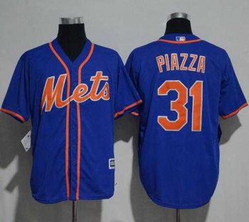 New York Mets #31 Mike Piazza Blue New Cool Base Stitched MLB Jersey