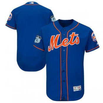 New York Mets Blank Royal 2017 Spring Training Flexbase Authentic Collection Stitched Baseball Jersey