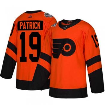 Adidas Flyers #19 Nolan Patrick Orange Authentic 2019 Stadium Series Women's Stitched NHL Jersey