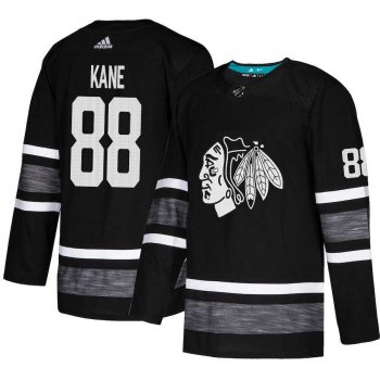 Youth Adidas Blackhawks #88 Patrick Kane Black Authentic 2019 All-Star Stitched Youth NHL Jersey