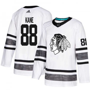 Youth Adidas Blackhawks #88 Patrick Kane White Authentic 2019 All-Star Stitched Youth NHL Jersey