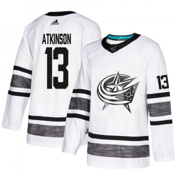 Youth Adidas Blue Jackets #13 Cam Atkinson White Authentic 2019 All-Star Stitched Youth NHL Jersey