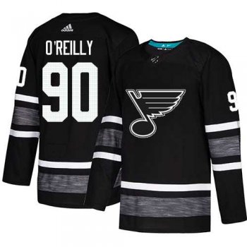 Youth Adidas Blues #90 Ryan O'Reilly Black Authentic 2019 All-Star Stitched Youth NHL Jersey