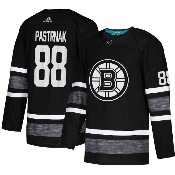 Youth Adidas Bruins #88 David Pastrnak Black Authentic 2019 All-Star Youth Stitched NHL Jersey