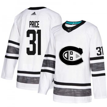 Youth Adidas Canadiens #31 Carey Price White Authentic 2019 All-Star Stitched Youth NHL Jersey