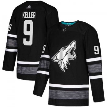 Youth Adidas Coyotes #9 Clayton Keller Black Authentic 2019 All-Star Stitched Youth NHL Jersey