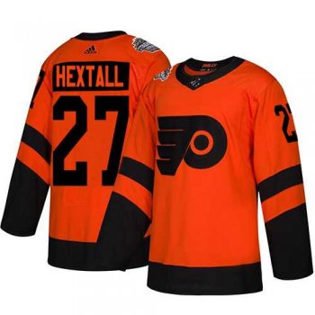 Youth Adidas Flyers #27 Ron Hextall Orange Authentic 2019 Stadium Series Stitched Youth NHL Jersey