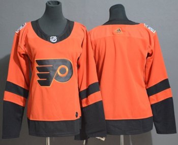 Youth Adidas Flyers Blank Orange Authentic 2019 Stadium Series Stitched Youth NHL Jersey