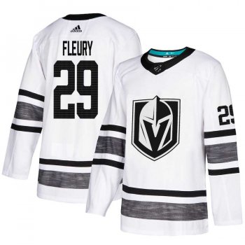 Youth Adidas Golden Knights #29 Marc-Andre Fleury White Authentic 2019 All-Star Stitched Youth NHL Jersey