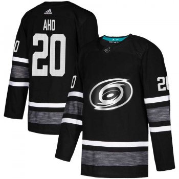 Youth Adidas Hurricanes #20 Sebastian Aho Black Authentic 2019 All-Star Stitched Youth NHL Jersey