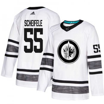 Youth Adidas Jets #55 Mark Scheifele White Authentic 2019 All-Star Stitched Youth NHL Jersey