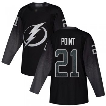 Youth Adidas Lightning #21 Brayden Point Black Alternate Authentic Stitched Youth NHL Jersey