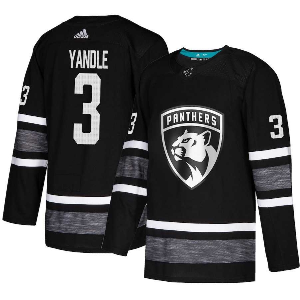 Youth Adidas Panthers #3 Keith Yandle Black Authentic 2019 All-Star Stitched Youth NHL Jersey