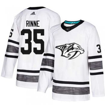 Youth Adidas Predators #35 Pekka Rinne White Authentic 2019 All-Star Stitched Youth NHL Jersey