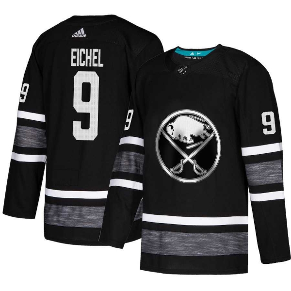 Youth Adidas Sabres #9 Jack Eichel Black Authentic 2019 All-Star Youth Stitched NHL Jersey