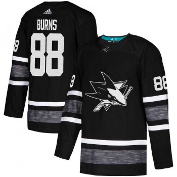 Youth Adidas Sharks #88 Brent Burns Black Authentic 2019 All-Star Stitched Youth NHL Jersey