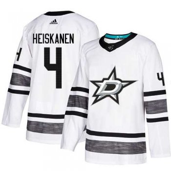 Youth Adidas Stars #4 Miro Heiskanen White Authentic 2019 All-Star Youth Stitched NHL Jersey