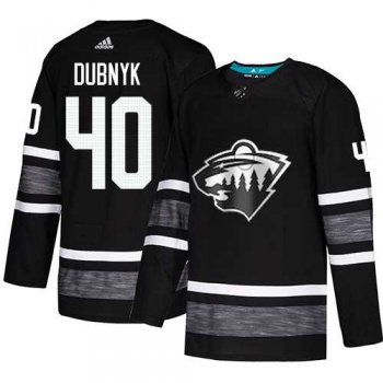 Youth Adidas Wild #40 Devan Dubnyk Black Authentic 2019 All-Star Stitched Youth NHL Jersey