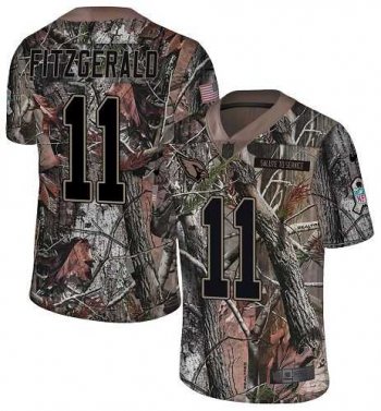 Nike Arizona Cardinals #11 Larry Fitzgerald Camo Men's Stitched NFL Limited Rush Realtree Jersey