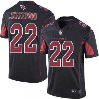 Nike Arizona Cardinals #22 Tony Jefferson Black Men's Stitched NFL Limited Rush Jersey