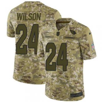 Nike Arizona Cardinals #24 Adrian Wilson Camo Men's Stitched NFL Limited 2018 Salute to Service Jersey