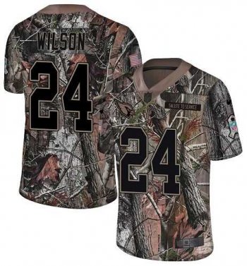 Nike Arizona Cardinals #24 Adrian Wilson Camo Men's Stitched NFL Limited Rush Realtree Jersey