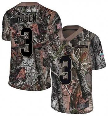 Nike Arizona Cardinals #3 Josh Rosen Camo Men's Stitched NFL Limited Rush Realtree Jersey