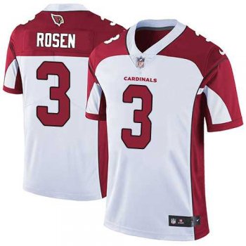 Nike Arizona Cardinals #3 Josh Rosen White Men's Stitched NFL Vapor Untouchable Limited Jersey