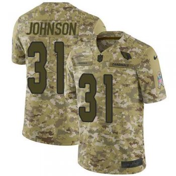 Nike Arizona Cardinals #31 David Johnson Camo Men's Stitched NFL Limited 2018 Salute to Service Jersey