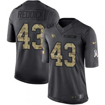 Nike Arizona Cardinals #43 Haason Reddick Black Men's Stitched NFL Limited 2016 Salute to Service Jersey