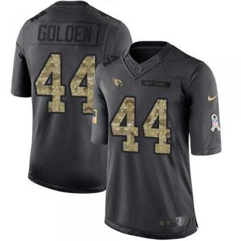 Nike Arizona Cardinals #44 Markus Golden Black Men's Stitched NFL Limited 2016 Salute to Service Jersey