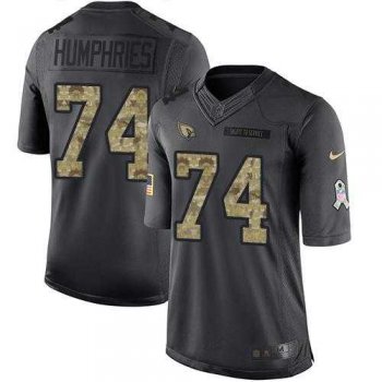 Nike Arizona Cardinals #74 D.J. Humphries Black Men's Stitched NFL Limited 2016 Salute to Service Jersey