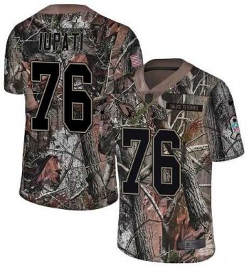 Nike Arizona Cardinals #76 Mike Iupati Camo Men's Stitched NFL Limited Rush Realtree Jersey