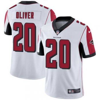 Nike Atlanta Falcons #20 Isaiah Oliver White Men's Stitched NFL Vapor Untouchable Limited Jersey