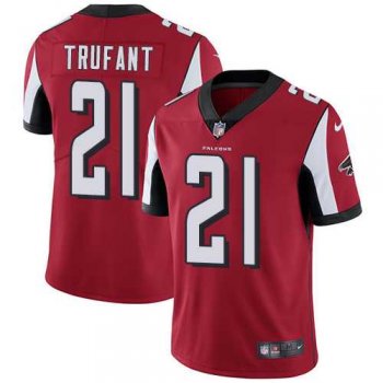 Nike Atlanta Falcons #21 Desmond Trufant Red Team Color Men's Stitched NFL Vapor Untouchable Limited Jersey