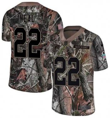 Nike Atlanta Falcons #22 Keanu Neal Camo Men's Stitched NFL Limited Rush Realtree Jersey