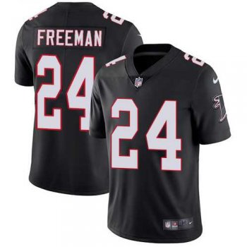 Nike Atlanta Falcons #24 Devonta Freeman Black Alternate Men's Stitched NFL Vapor Untouchable Limited Jersey