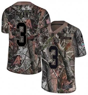 Nike Atlanta Falcons #3 Matt Bryant Camo Men's Stitched NFL Limited Rush Realtree Jersey