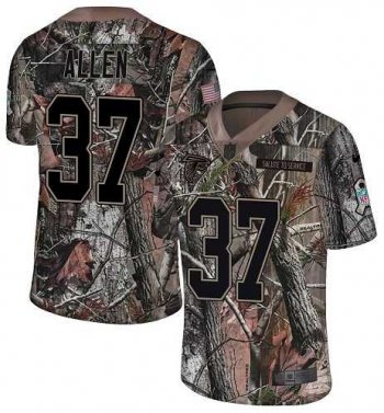 Nike Atlanta Falcons #37 Ricardo Allen Camo Men's Stitched NFL Limited Rush Realtree Jersey