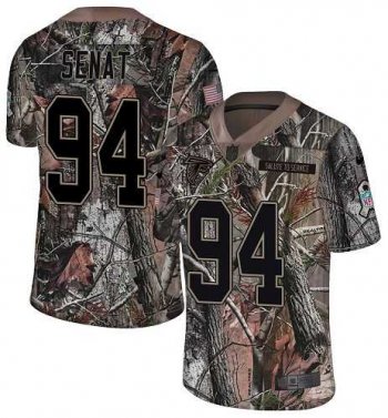 Nike Atlanta Falcons #94 Deadrin Senat Camo Men's Stitched NFL Limited Rush Realtree Jersey