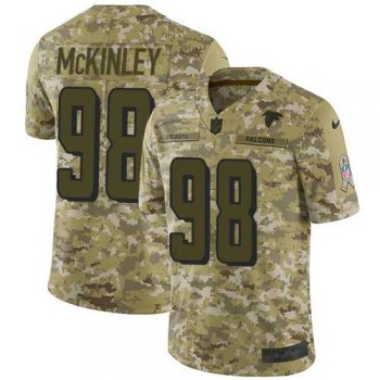 Nike Atlanta Falcons #98 Takkarist McKinley Camo Men's Stitched NFL Limited 2018 Salute To Service Jersey