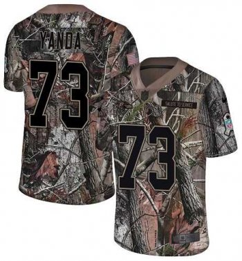 Nike Baltimore Ravens #73 Marshal Yanda Camo Men's Stitched NFL Limited Rush Realtree Jersey