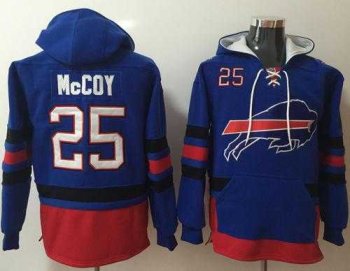 Nike Bills #25 LeSean McCoy Royal Blue Red Name & Number Pullover NFL Hoodie