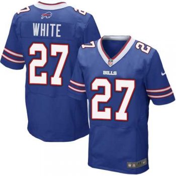 Nike Buffalo Bills #27 Tre'Davious White Royal Blue Team Color Men's Stitched NFL New Elite Jersey