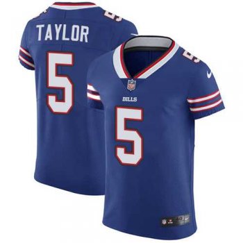 Nike Buffalo Bills #5 Tyrod Taylor Royal Blue Team Color Men's Stitched NFL Vapor Untouchable Elite Jersey