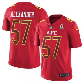 Nike Buffalo Bills #57 Lorenzo Alexander Red Men's Stitched NFL Limited AFC 2017 Pro Bowl Jersey