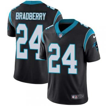 Nike Carolina Panthers #24 James Bradberry Black Team Color Men's Stitched NFL Vapor Untouchable Limited Jersey