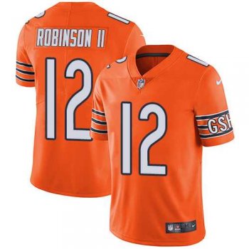 Nike Chicago Bears #12 Allen Robinson II Orange Men's Stitched NFL Limited Rush Jersey